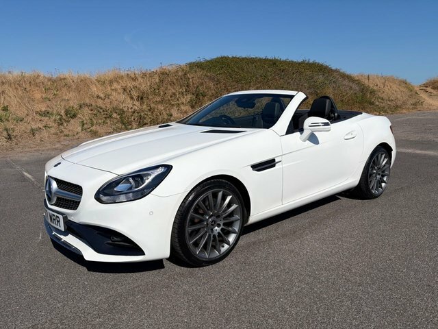 Mercedes-Benz SLC Slc180 Amg Line Convertible White #2