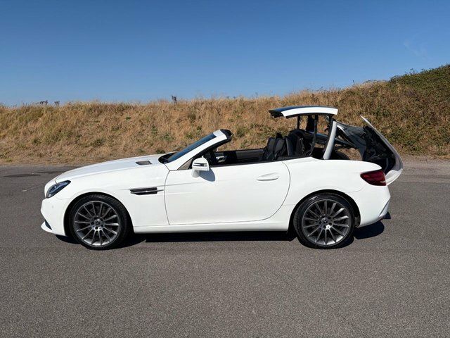 Mercedes-Benz SLC Slc180 Amg Line Convertible White #5