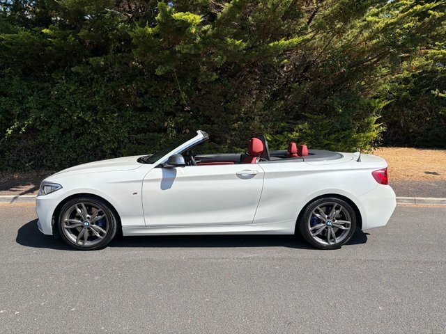 BMW 2 Series M240i Convertible White #3