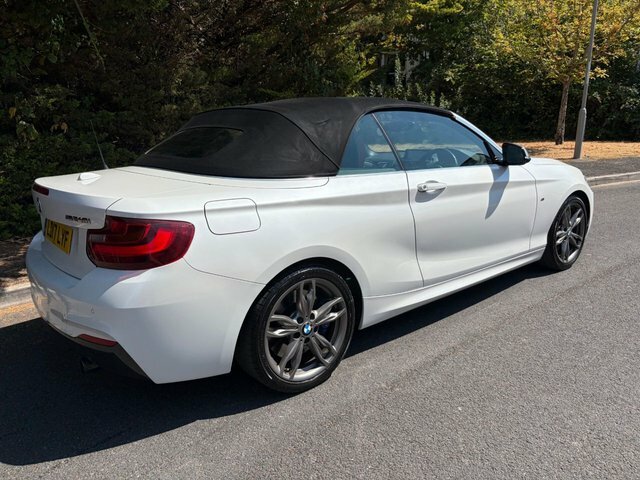 BMW 2 Series M240i Convertible White #5