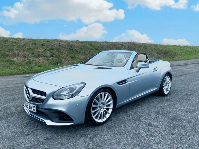Mercedes-Benz SLC Slc300 Amg Line Convertible GDL777 Silver #2