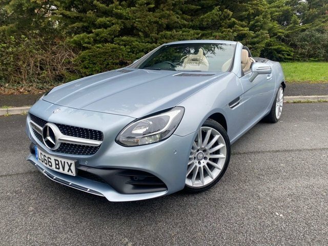 Mercedes-Benz SLC Slc300 Amg Line Convertible Silver