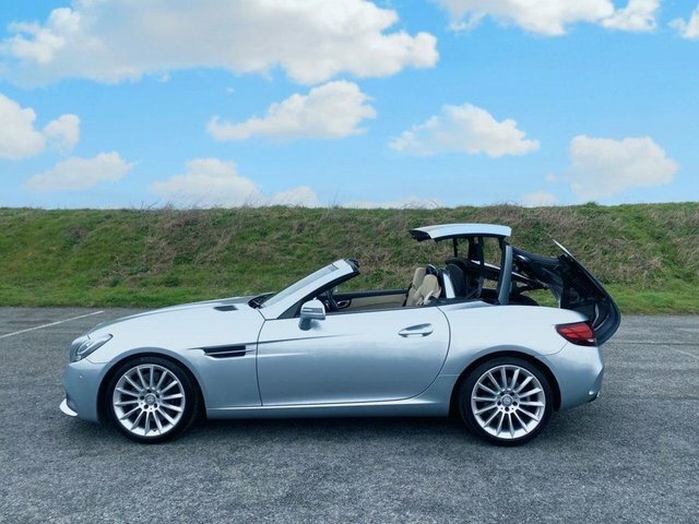Mercedes-Benz SLC Slc300 Amg Line Convertible GDL777 Silver #3