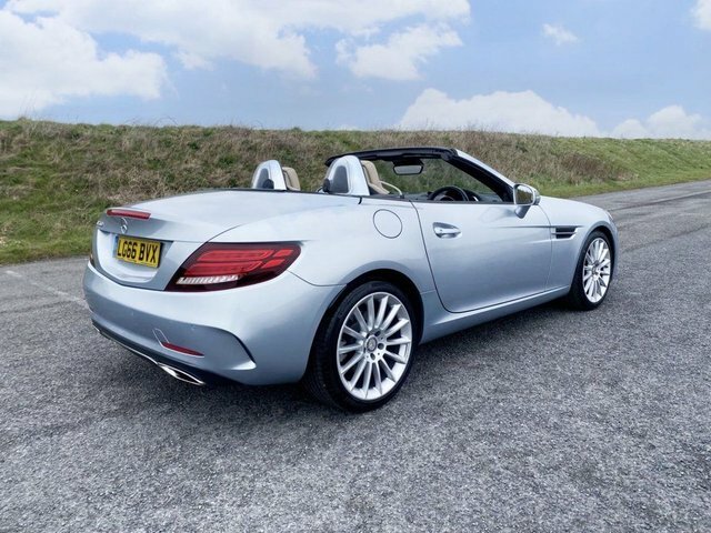 Mercedes-Benz SLC Slc300 Amg Line Convertible GDL777 Silver #6