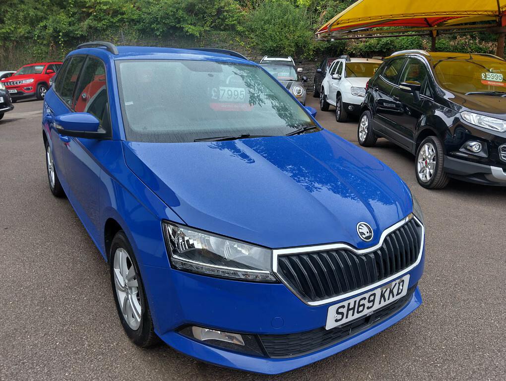 Skoda Fabia Se Tsi Estate SH69KKD Blue #5