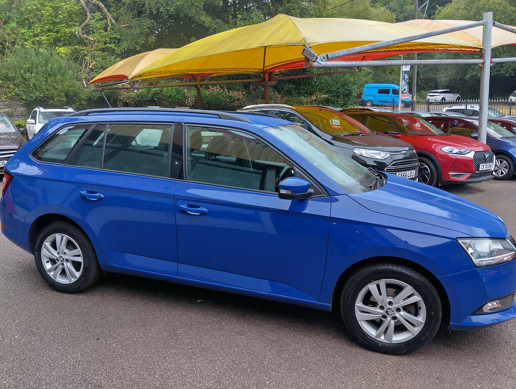Skoda Fabia Se Tsi Estate SH69KKD Blue #6