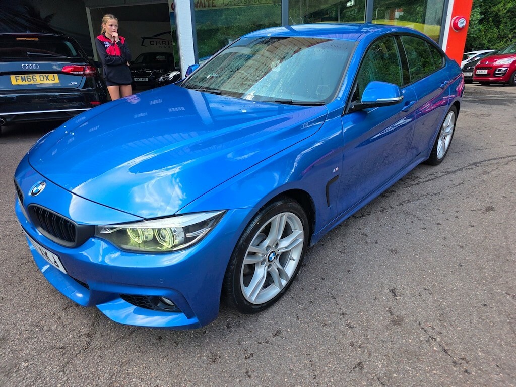 BMW 4 Series Gran Coupe 420I M Sport Professional Media Coupe P Blue