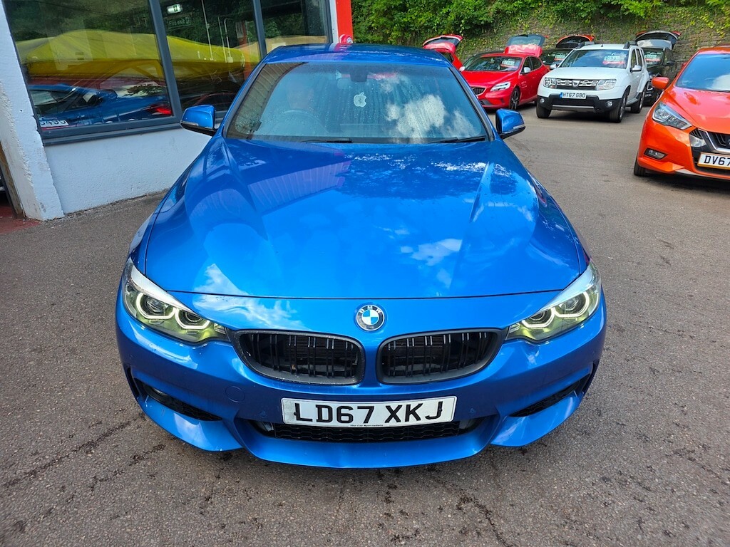 BMW 4 Series Gran Coupe 420I M Sport Professional Media Coupe P Blue #2