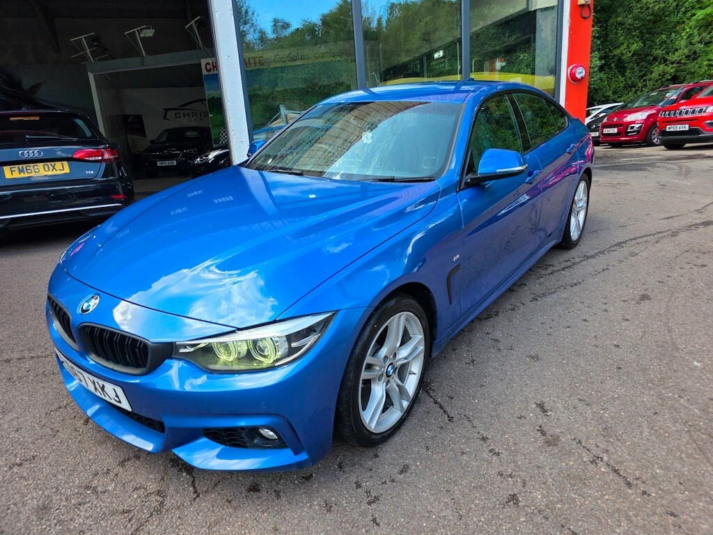 BMW 4 Series Gran Coupe 420I M Sport Professional Media Coupe P Blue #6