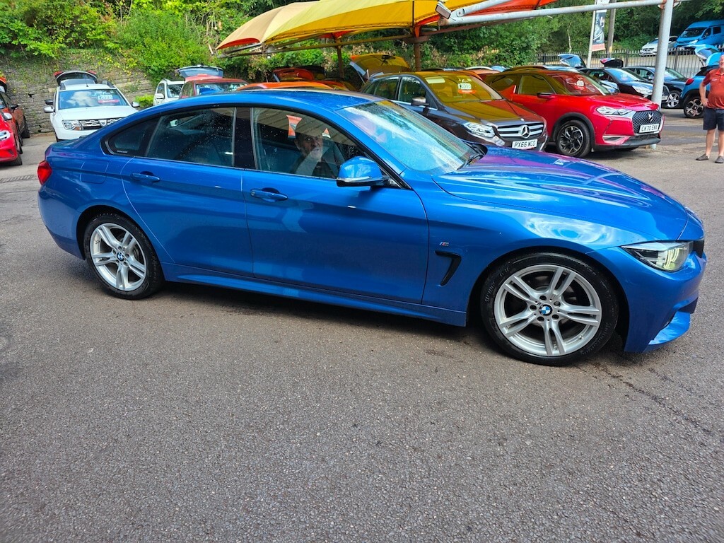 BMW 4 Series Gran Coupe 420I M Sport Professional Media Coupe P Blue #4