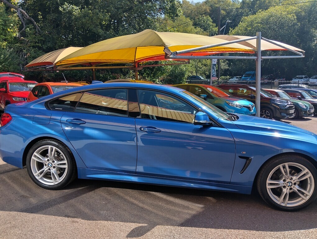 BMW 4 Series Gran Coupe M Sport Gran Coupe Coupe LD67XKJ Blue #4