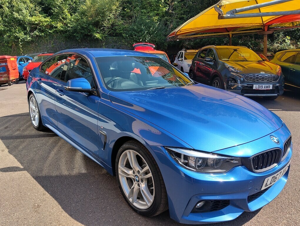 BMW 4 Series Gran Coupe M Sport Gran Coupe Coupe LD67XKJ Blue #3