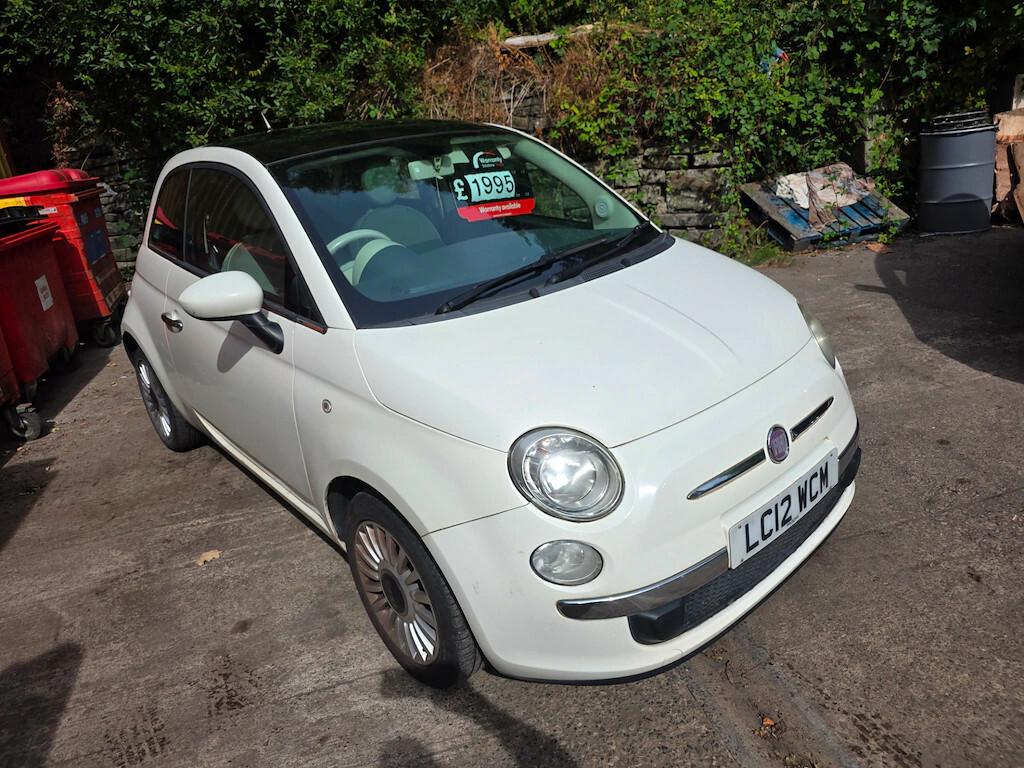 Fiat 500 1.2 Lounge Start Stop Hatchback Manua White #3