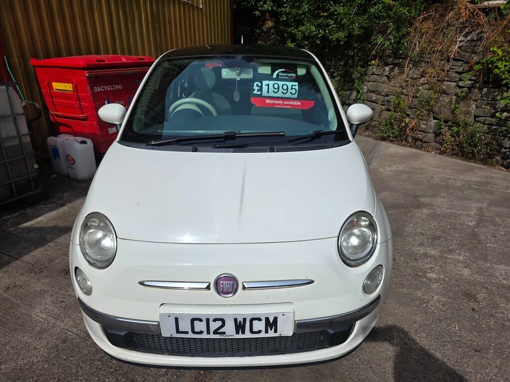 Fiat 500 1.2 Lounge Start Stop Hatchback Manua White #2