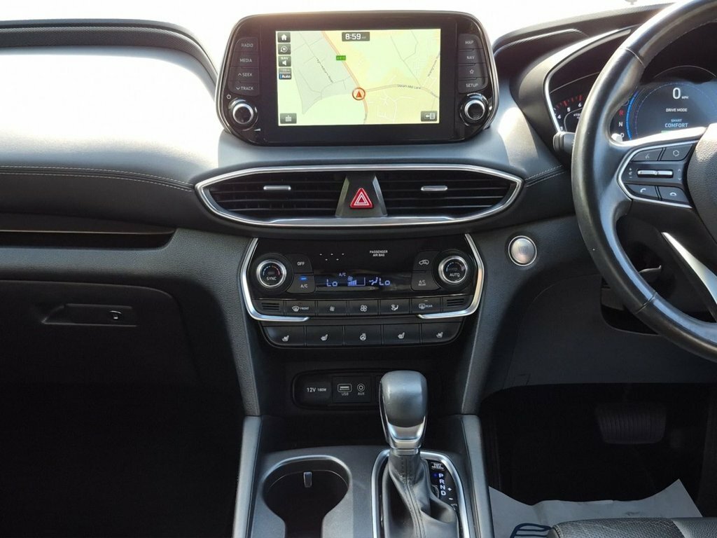 Hyundai Santa Fe Santa Fe Premium Se Crdi Black #11