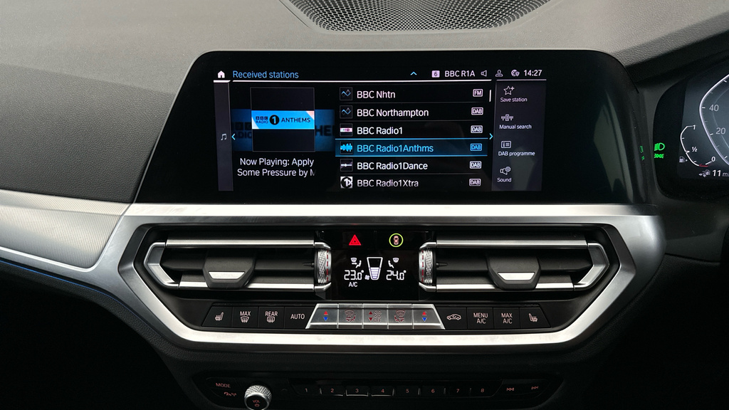 BMW 3 Series 320I M Sport Saloon Blue #21