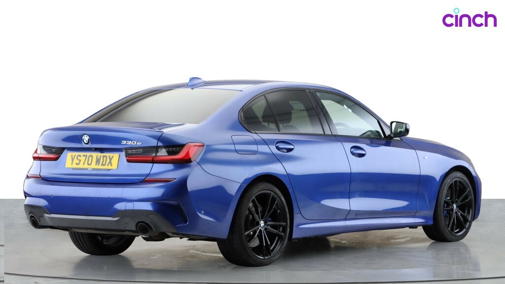 BMW 3 Series 320I M Sport Saloon Blue #3