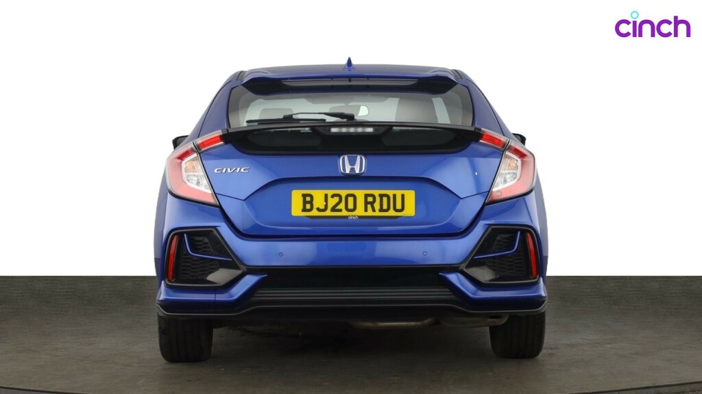 Honda Civic 2020 1.0 Vtec Turbo Sr Euro 6 Ss Blue #4
