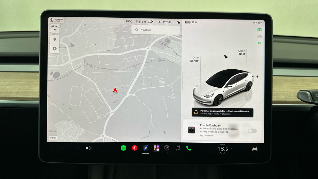 Tesla Model 3 Saloon Rwd 241 Bhp Cruise Cont Red #20