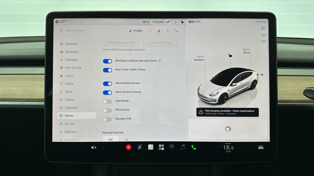 Tesla Model 3 Saloon Rwd 241 Bhp Cruise Cont Red #15