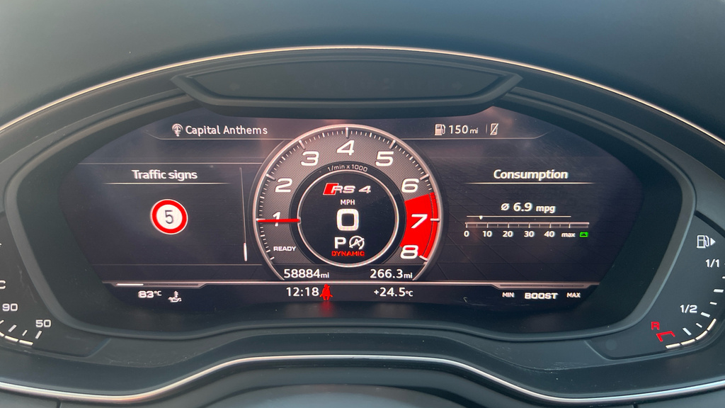 Audi RS4 Avant 2.9 Tfsi V6 Tiptronic Quattro Euro 6 Ss Grey #23