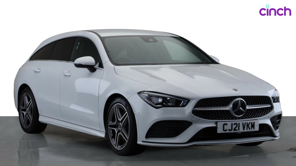 Mercedes-Benz CLA Class 1.3 Cla250e 15.6Kwh Amg Line Premium Plus Coupe White #1