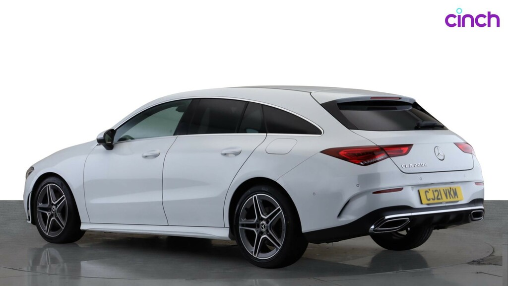 Mercedes-Benz CLA Class 1.3 Cla250e 15.6Kwh Amg Line Premium Plus Coupe White #8