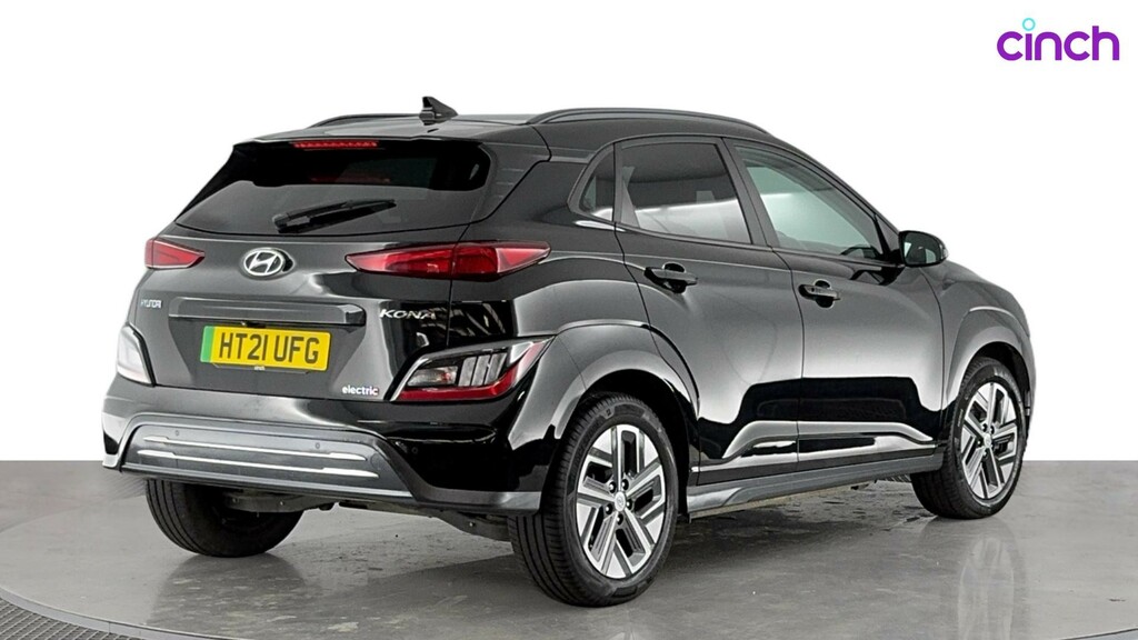 Hyundai Kona Kona Premium Ev White #3