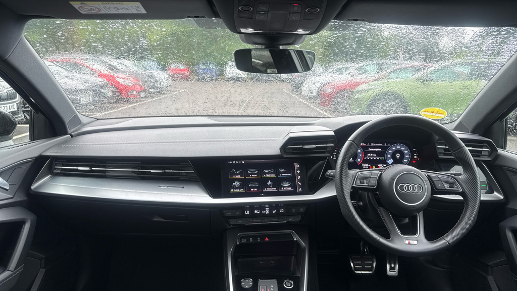 Audi A3 1.5 Tfsi 35 Black Edition Saloon S Tron White #14