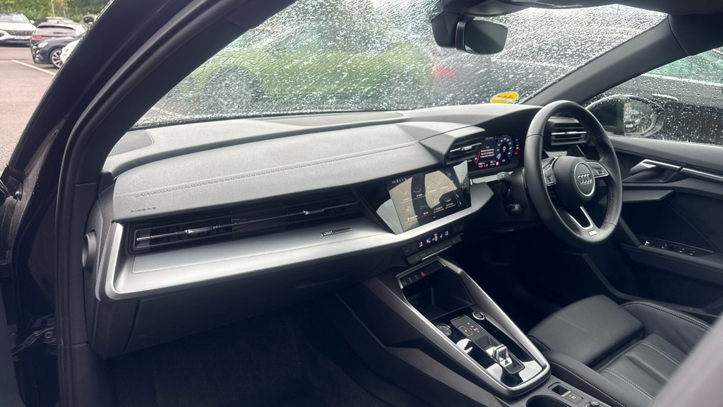 Audi A3 1.5 Tfsi 35 Black Edition Saloon S Tron White #13