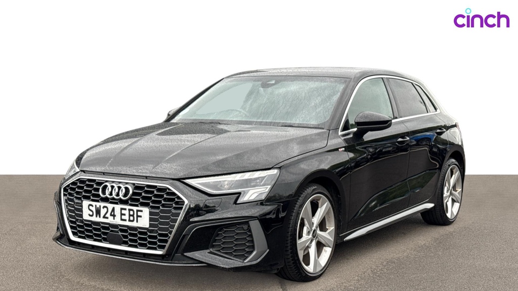 Audi A3 1.5 Tfsi 35 Black Edition Saloon S Tron White #9
