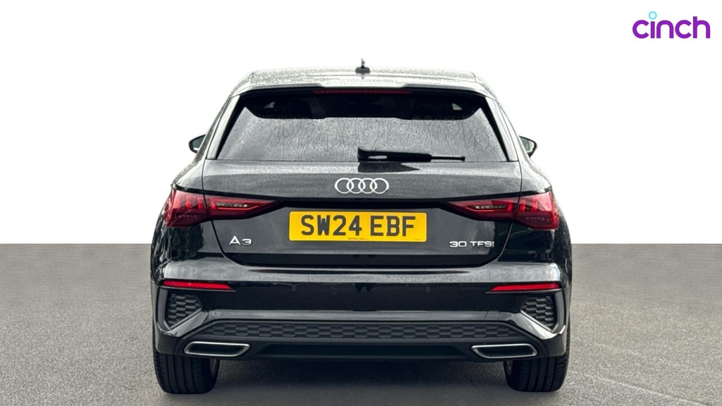Audi A3 1.5 Tfsi 35 Black Edition Saloon S Tron White #6