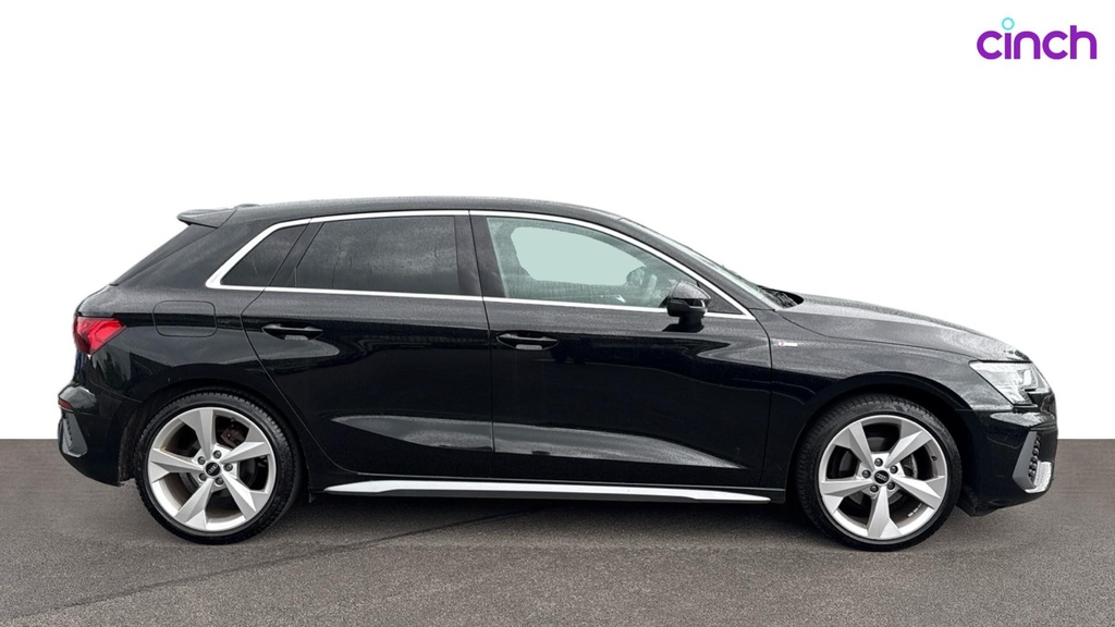 Audi A3 1.5 Tfsi 35 Black Edition Saloon S Tron White #2