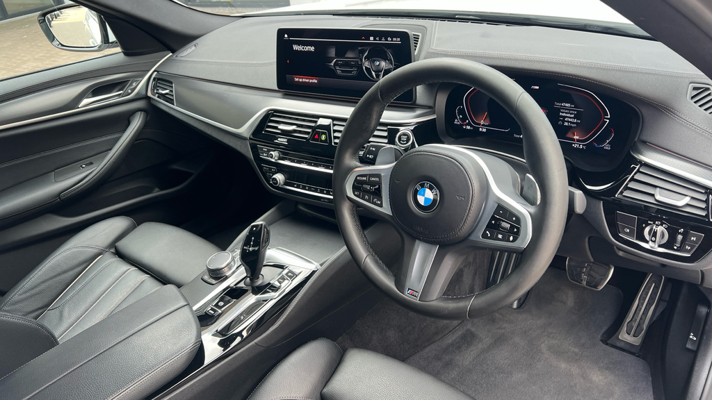 BMW 5 Series 530D Xdrive Mht M Sport Blue #12