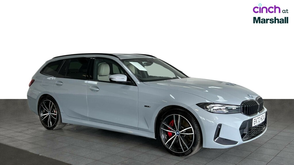 BMW 3 Series 330E M Sport Touring Blue #1