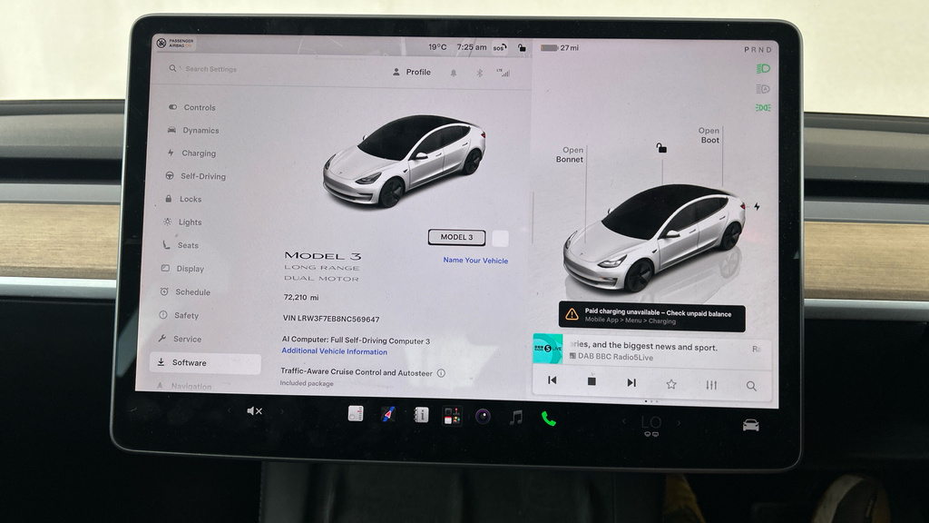 Tesla Model 3 Saloon Rwd 241 Bhp Cruise Cont Red #20