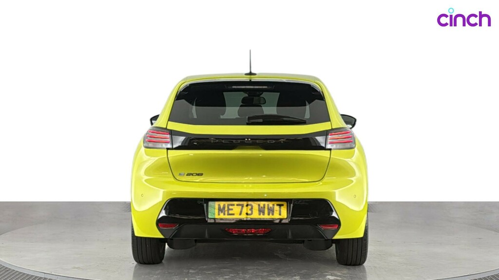 Peugeot e-208 100Kw Allure 50Kwh Yellow #4