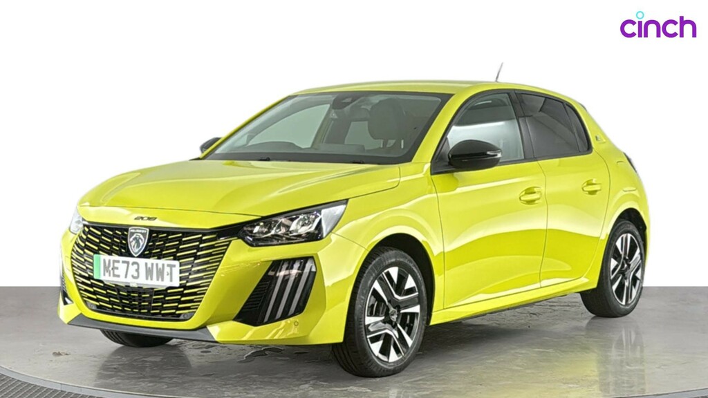Peugeot e-208 100Kw Allure 50Kwh Yellow #7