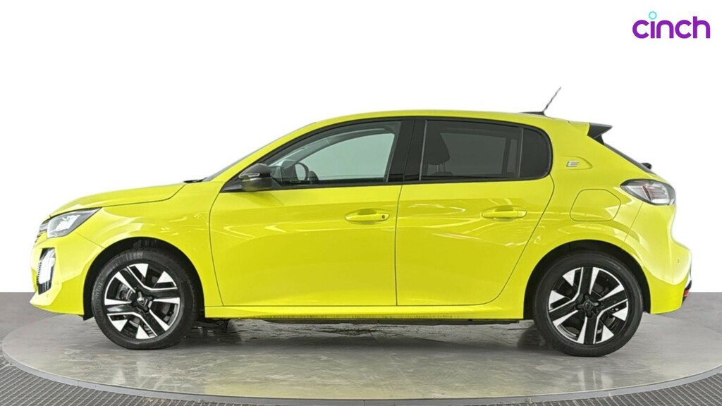 Peugeot e-208 100Kw Allure 50Kwh Yellow #6