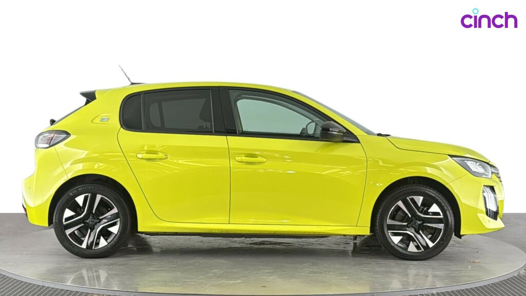 Peugeot e-208 100Kw Allure 50Kwh Yellow #2