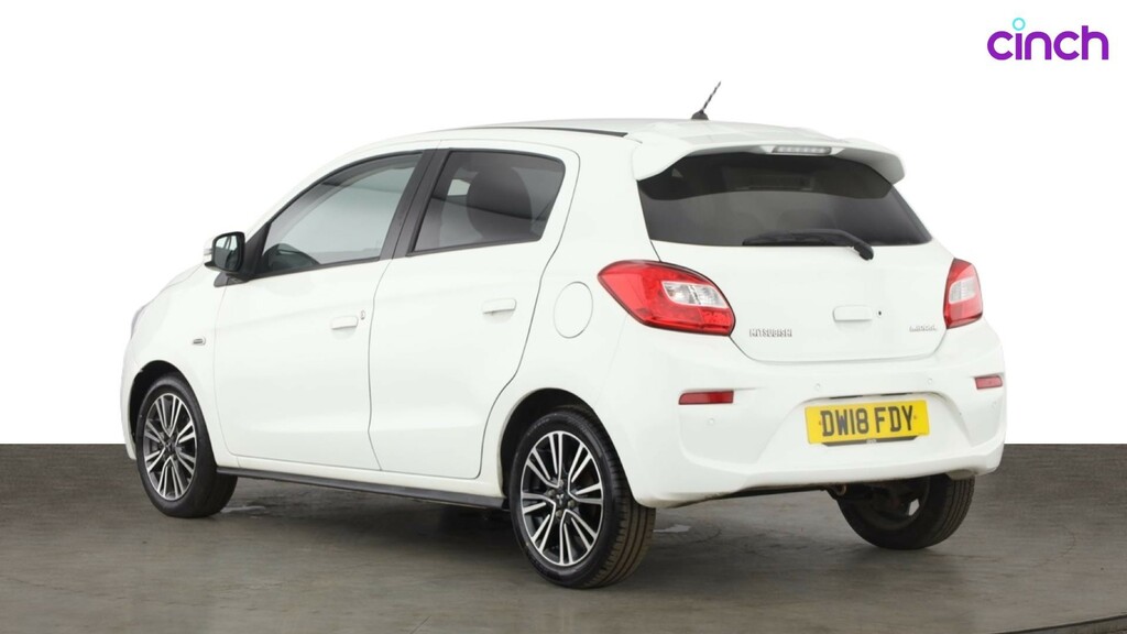 Mitsubishi Mirage 1.2 Juro Hatchback Cvt Euro 6 Ss 79 Black #5
