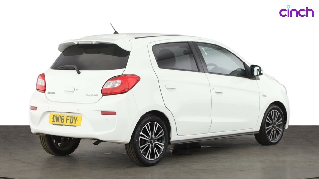 Mitsubishi Mirage 1.2 Juro Hatchback Cvt Euro 6 Ss 79 Black #3