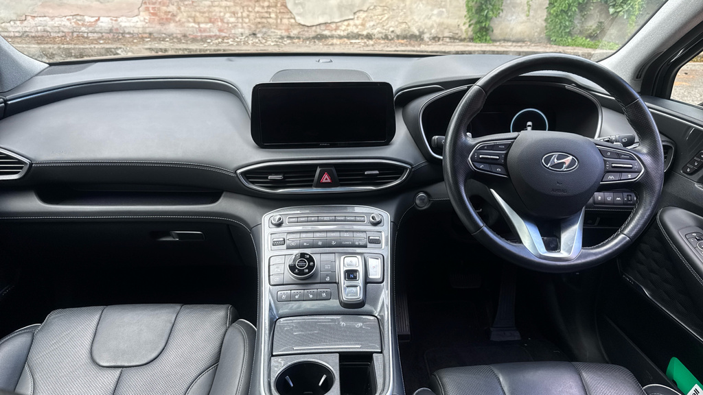 Hyundai Santa Fe 1.6 Tgdi Hybrid White #11