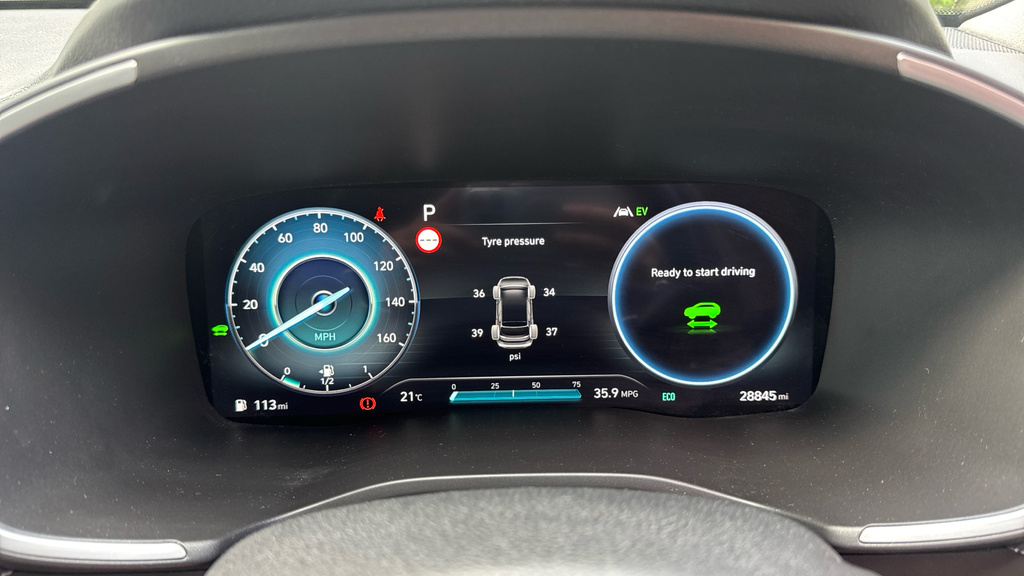 Hyundai Santa Fe 1.6 Tgdi Hybrid White #13