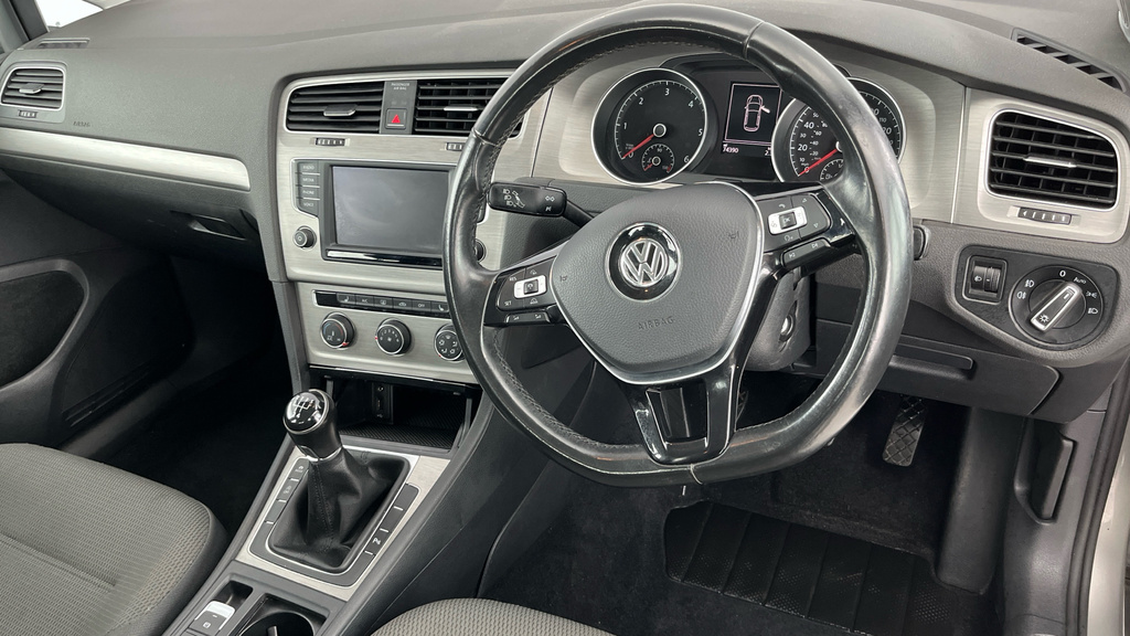 Volkswagen Golf 1.6 Tdi Se Hatchback Euro 6 Ss Silver #9