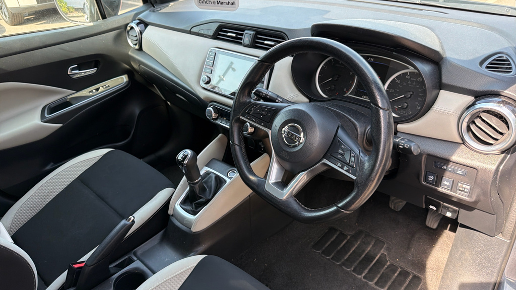 Nissan Micra 1.0 Ig-t 100 N-tec X-tronic With Sat Nav And White #9