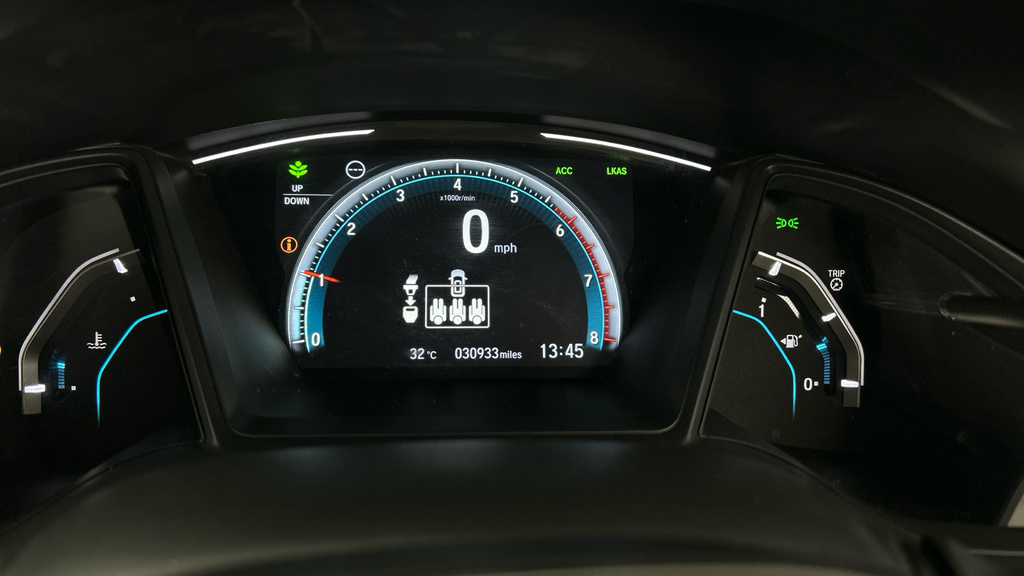 Honda Civic 1.5 Vtec Turbo Sport Cvt Euro 6 Ss Grey #17
