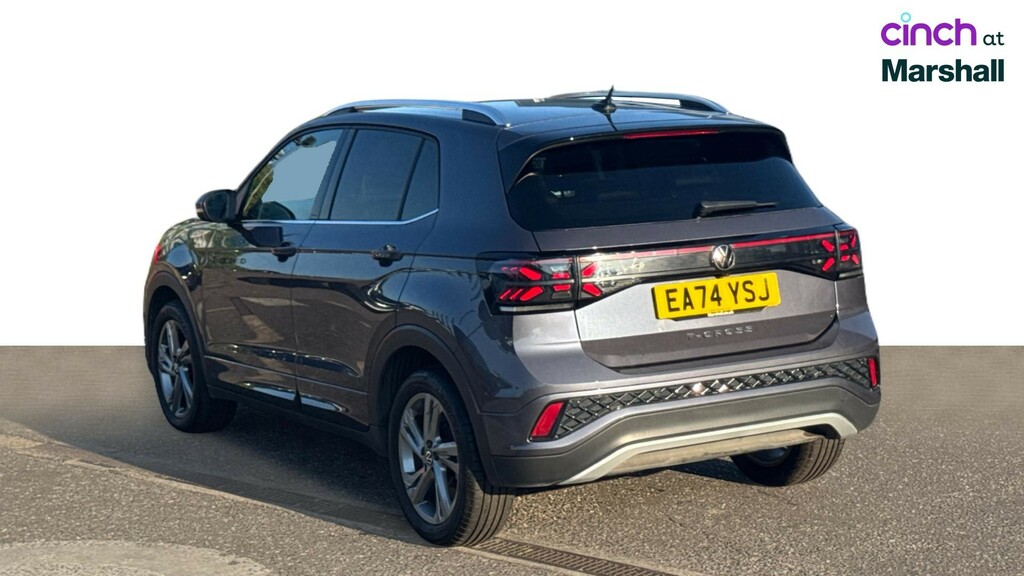 Volkswagen T-Cross 1.5 Tsi 150Ps R-line Iq Lights, Camera Dsg Black #5