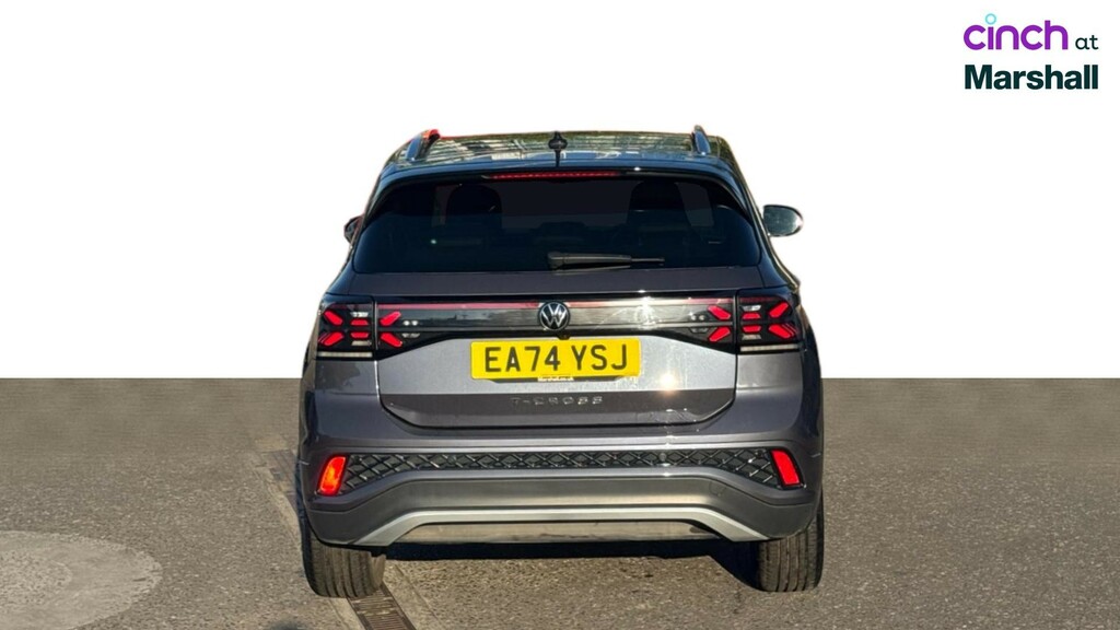 Volkswagen T-Cross 1.5 Tsi 150Ps R-line Iq Lights, Camera Dsg Black #4