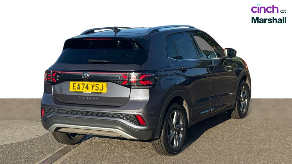 Volkswagen T-Cross 1.5 Tsi 150Ps R-line Iq Lights, Camera Dsg Black #3